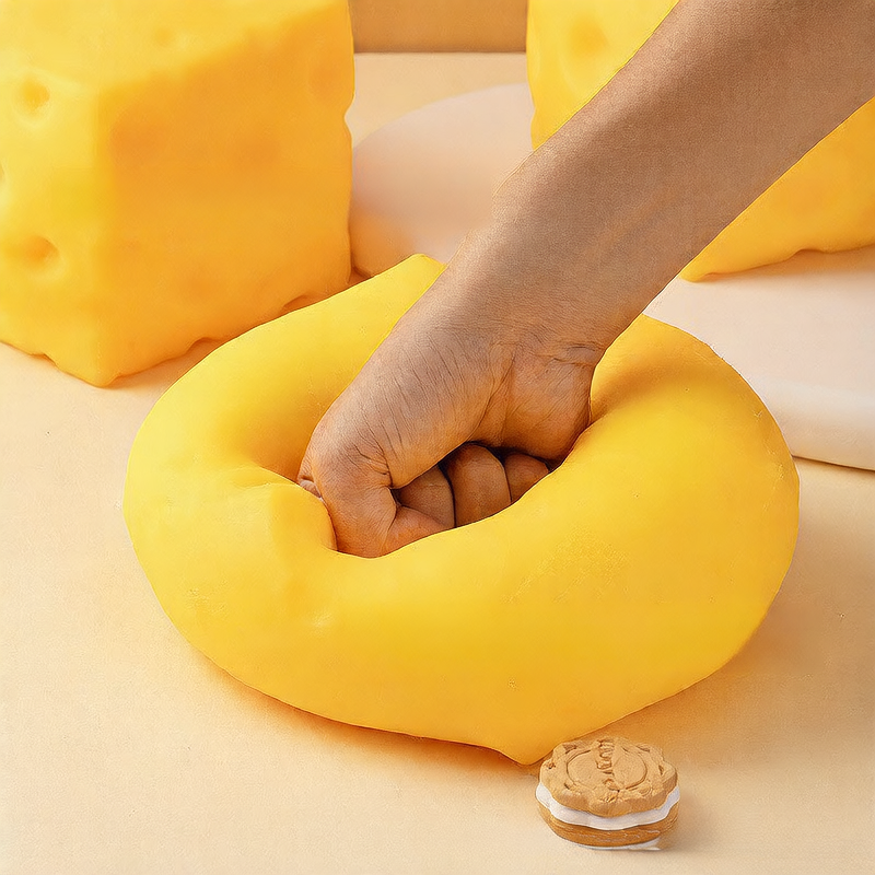 Jumbo cheese Squeeze toy