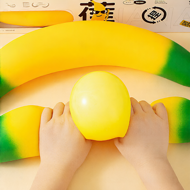 Large Banana Stress Relief Squeeze Toy