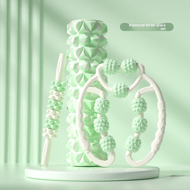 Foam roller set for muscle relaxation