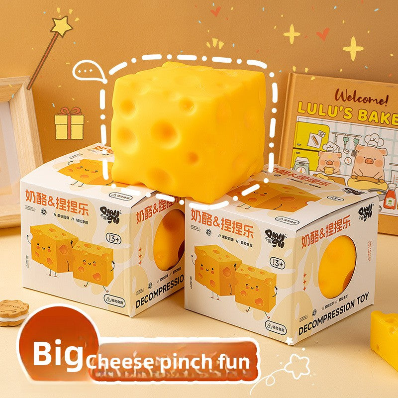 Jumbo cheese Squeeze toy