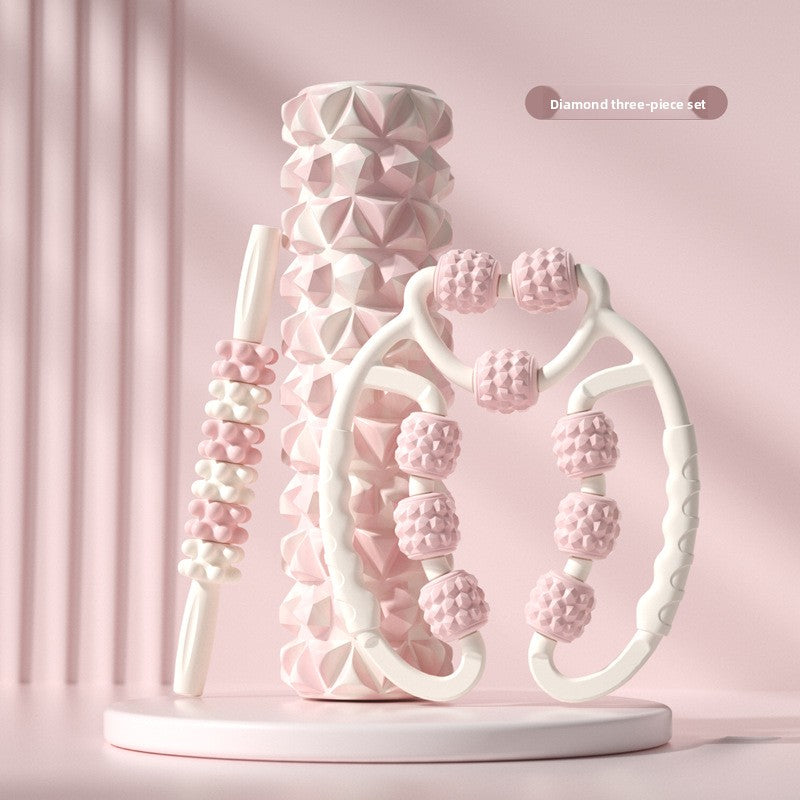 Foam roller set for muscle relaxation