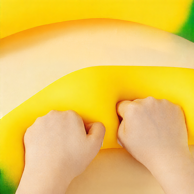 Large Banana Stress Relief Squeeze Toy